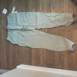 C&c california 100% linen joggers